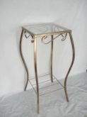 Mesa para telefone cor ouro velho
